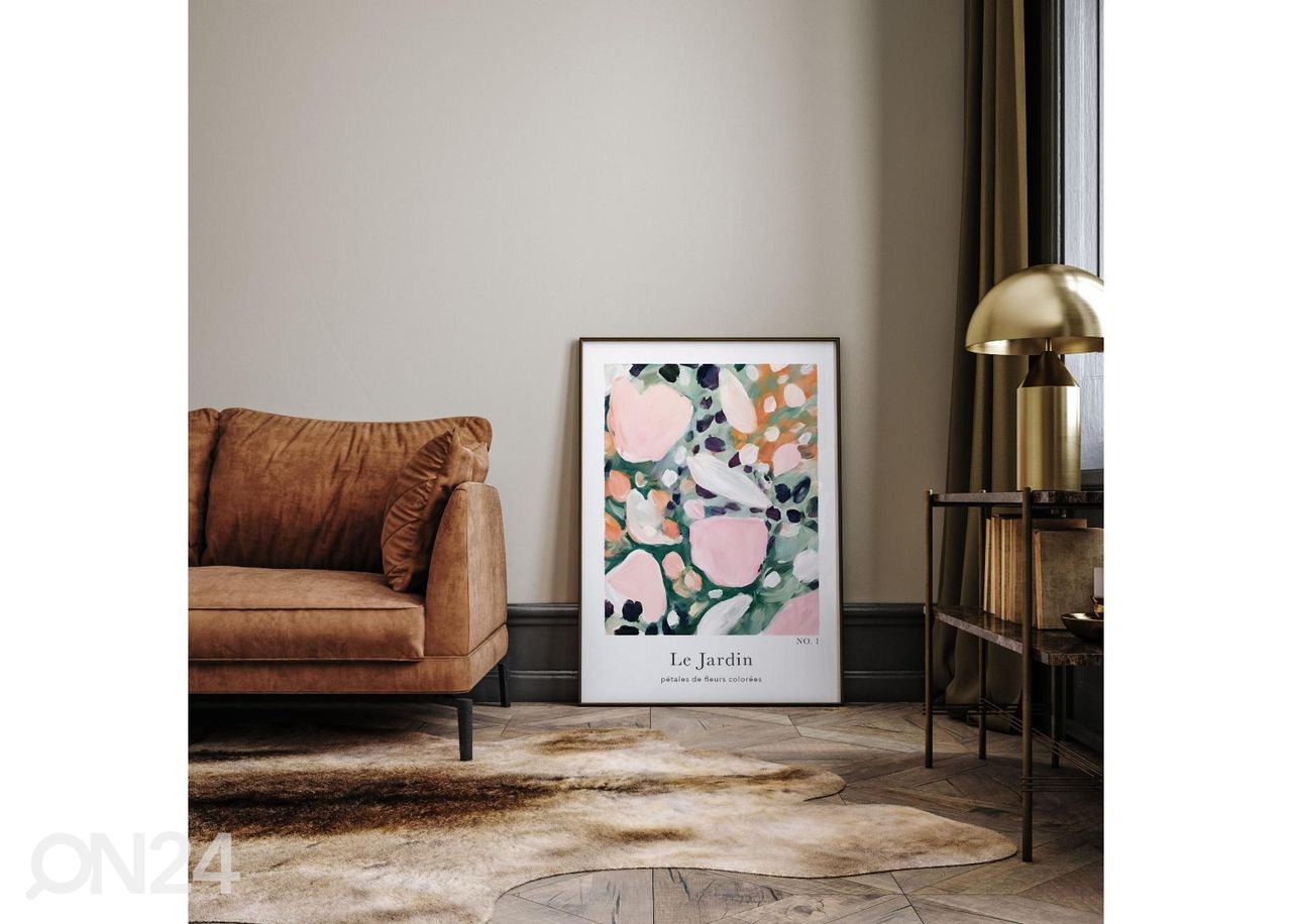 Seinäjuliste Le Jardin I 21x30 cm kuvasuurennos