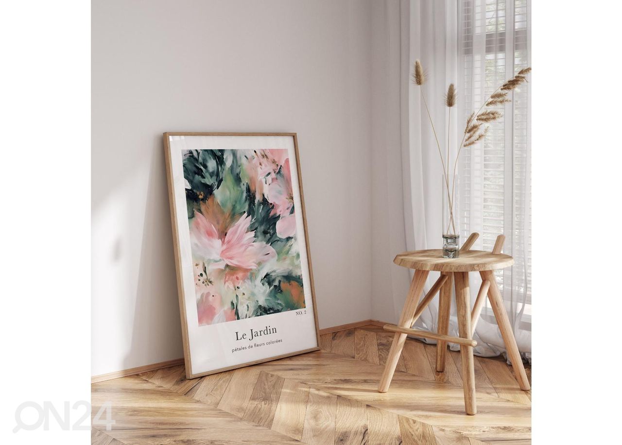 Seinäjuliste Le Jardin II 21x30 cm kuvasuurennos