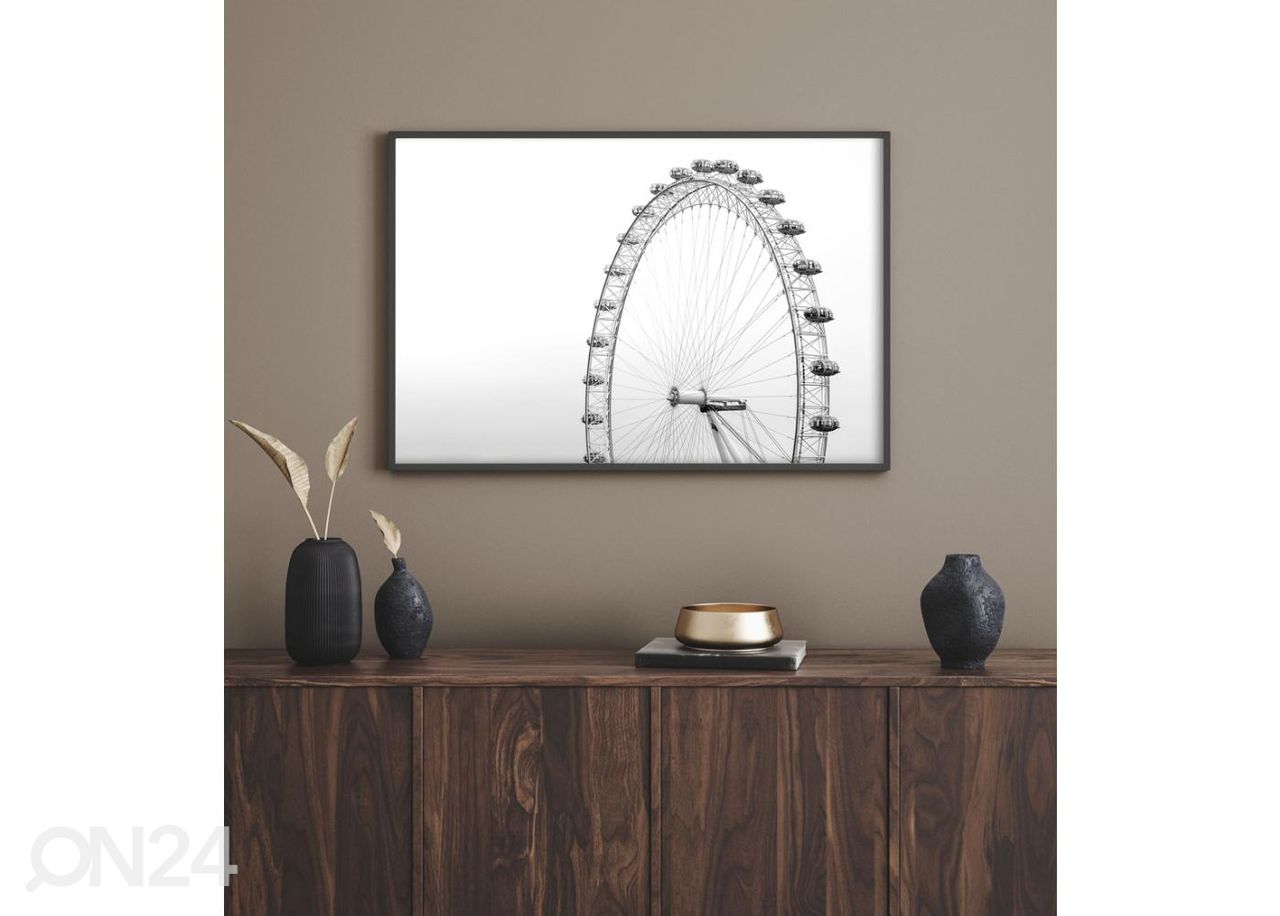 Seinäjuliste Maailmanpyörä 70x100 cm kuvasuurennos