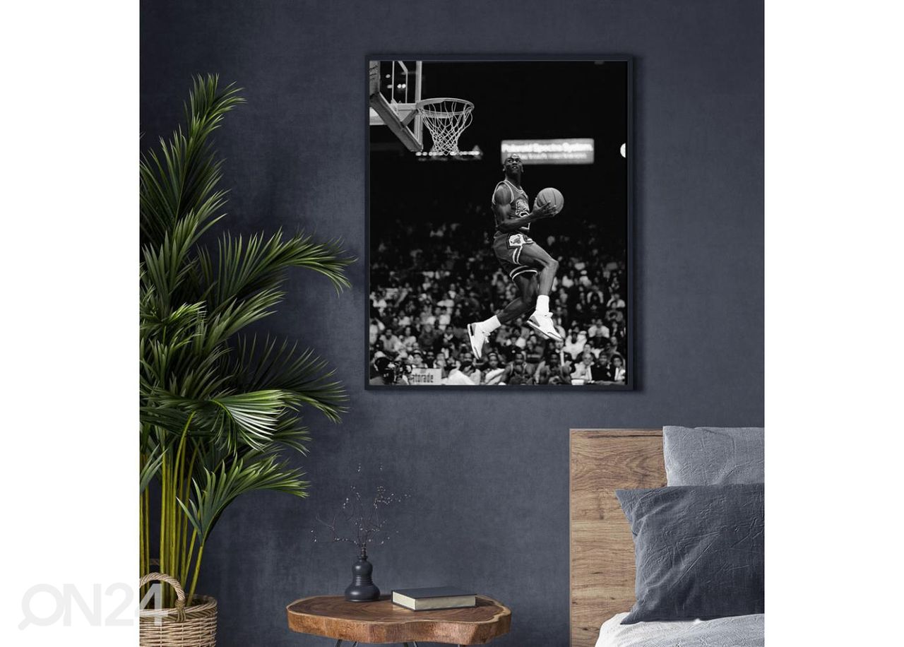 Seinäjuliste Michael Jordan 21x30 cm kuvasuurennos