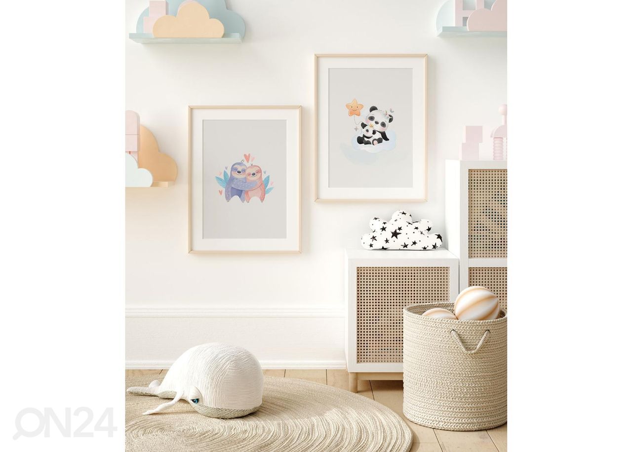 Seinäjuliste Pandat 50x70 cm kuvasuurennos