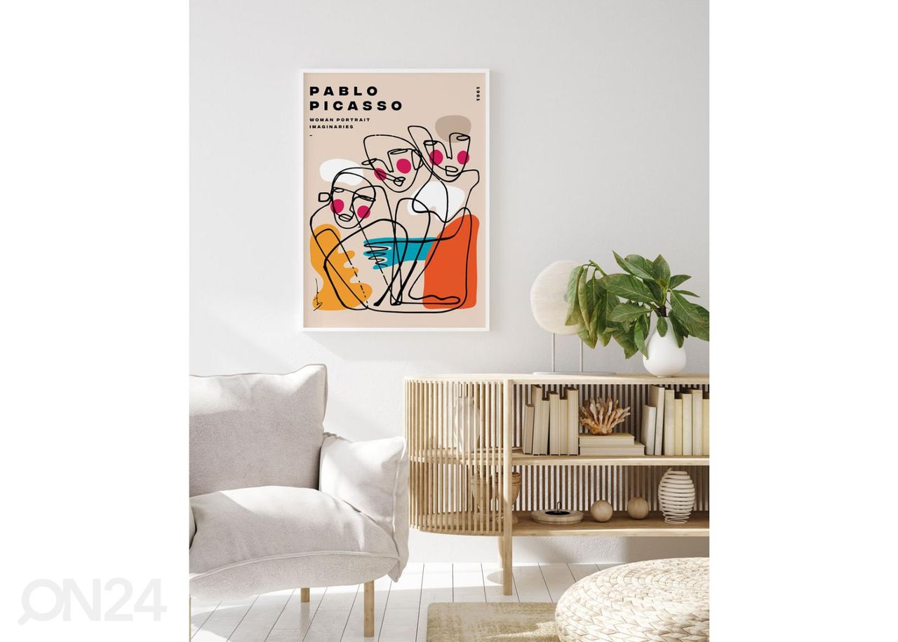 Seinäjuliste Picasso 70x100 cm kuvasuurennos