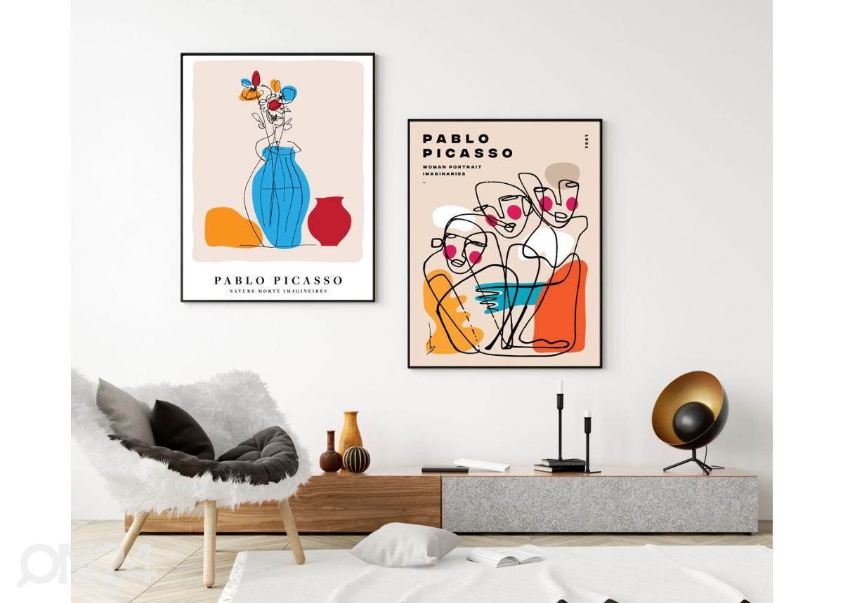 Seinäjuliste Picasso II 21x30 cm kuvasuurennos