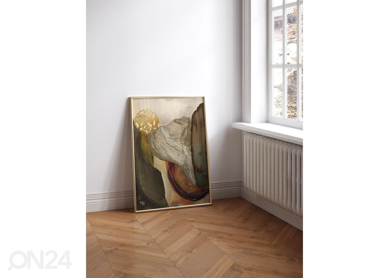 Seinäjuliste Seikkailunhalu 21x30 cm kuvasuurennos