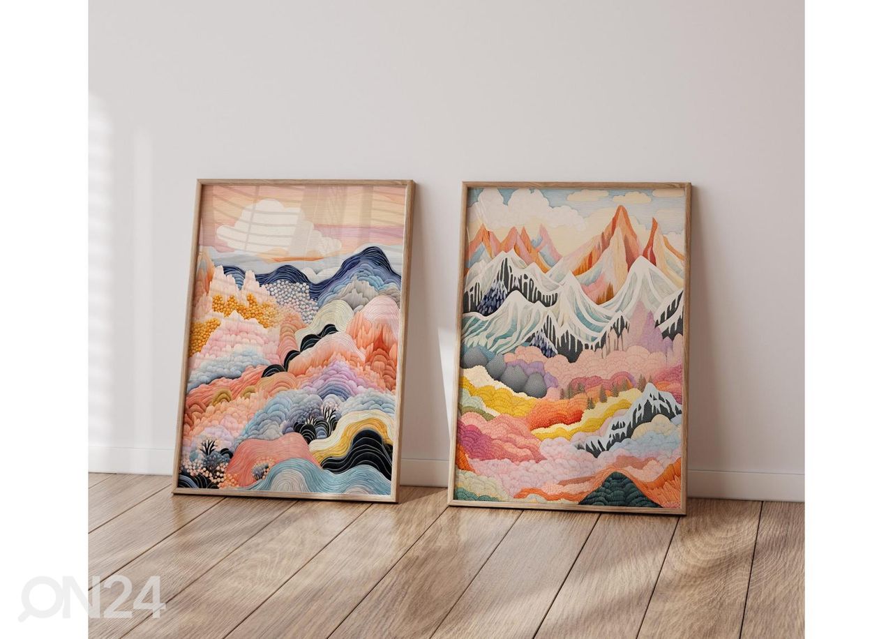 Seinäjuliste Värien runsaus I 21x30 cm kuvasuurennos