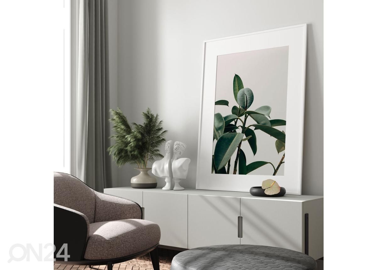 Seinäjuliste Vihreä kasvi 21x30 cm kuvasuurennos