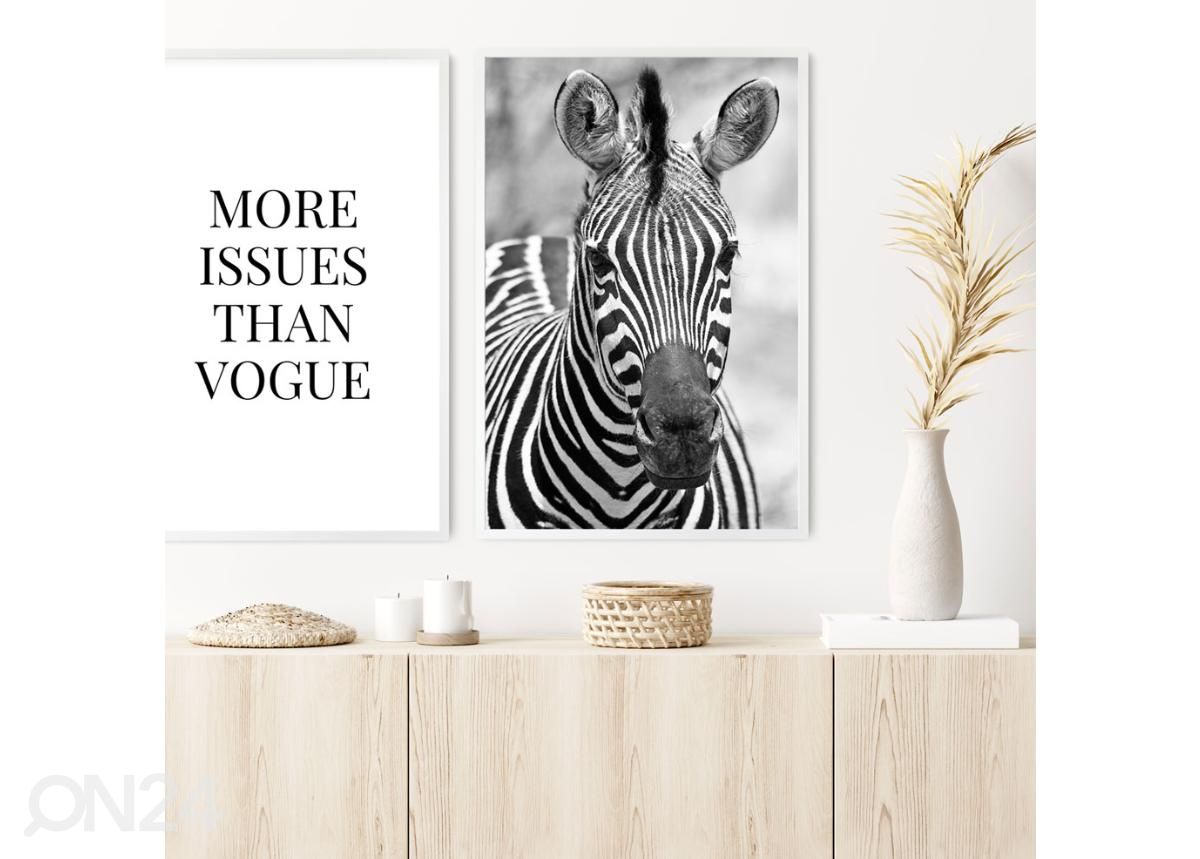 Seinäjuliste Vogue 21x30 cm kuvasuurennos
