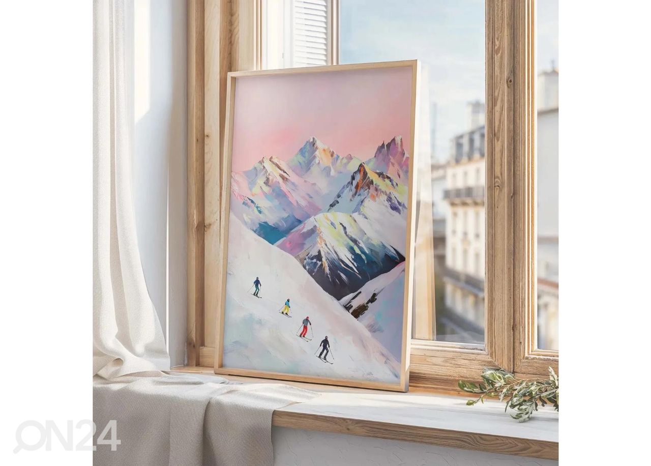 Seinäjuliste Vuorten taikaa 21x30 cm kuvasuurennos