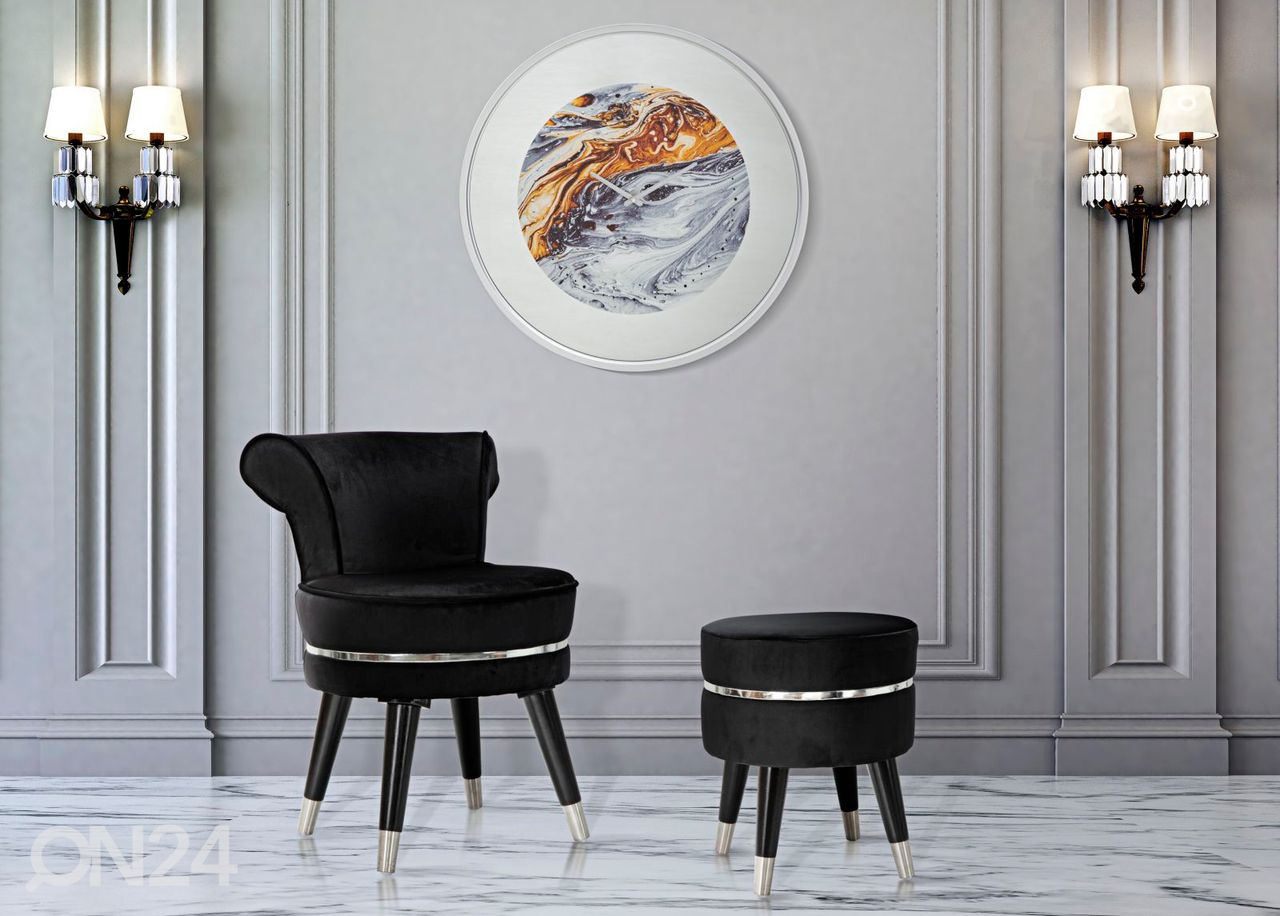 Seinäkello 60 cm kuvasuurennos