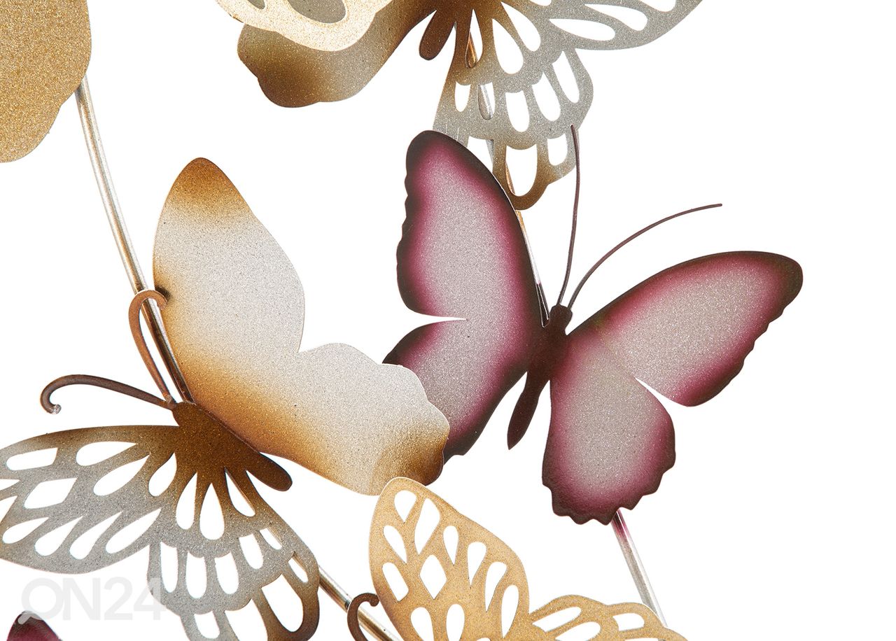 Seinäkoriste Butterflies 59,5x111,5 cm kuvasuurennos