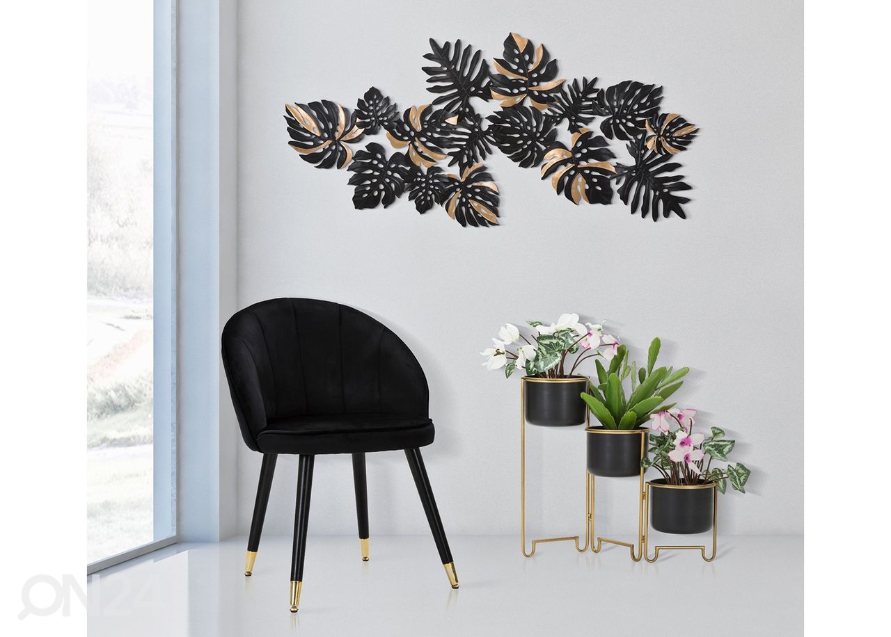 Seinäkoriste Dark Leaf 133x63 cm kuvasuurennos