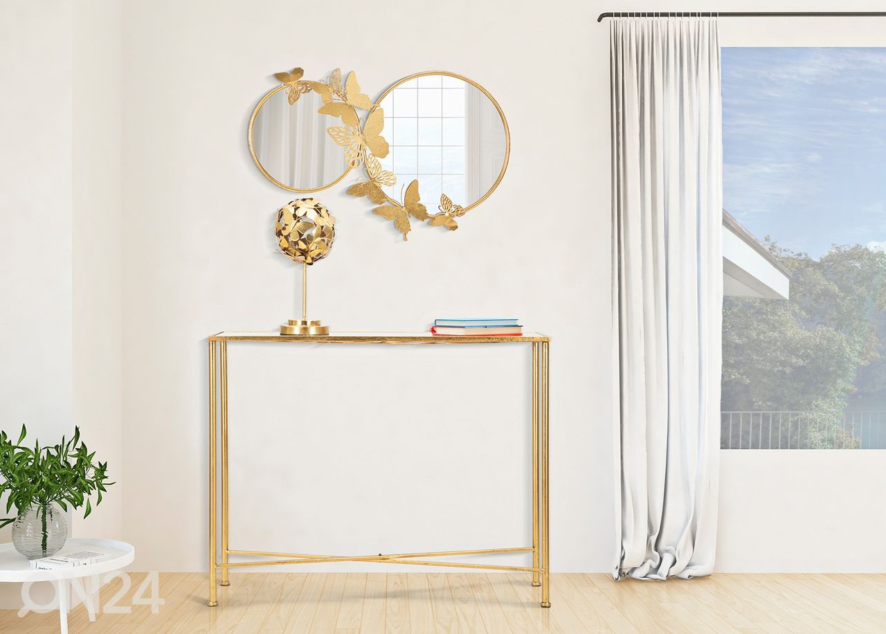 Seinäpeili Double Farfalle 81x52,5 cm kuvasuurennos