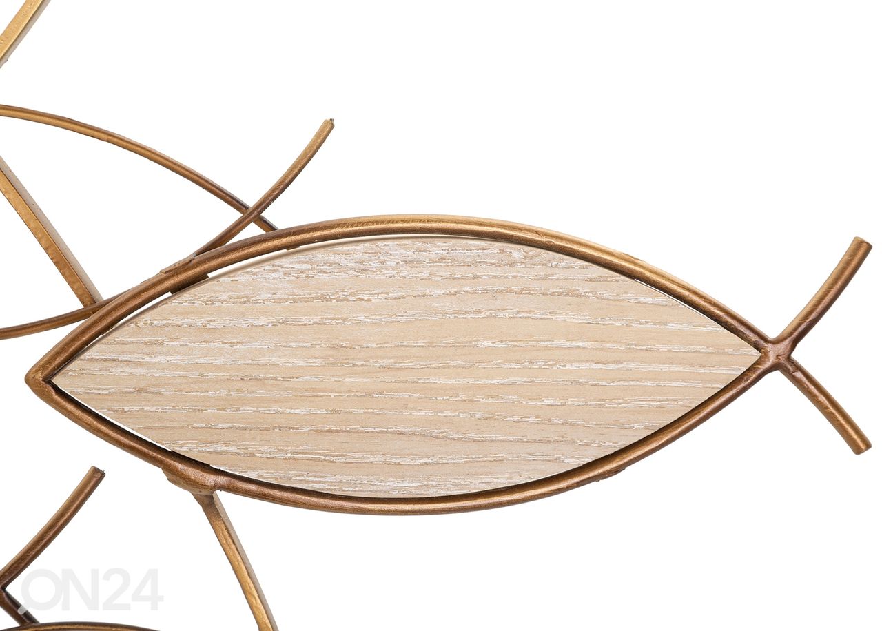 Seinäpeili Fish 91x39 cm kuvasuurennos