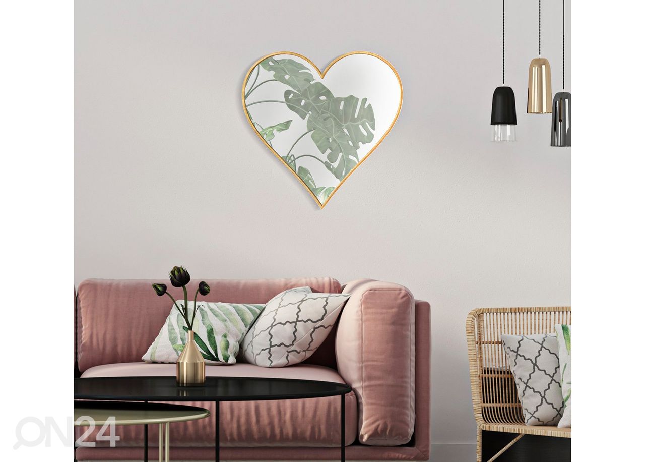 Seinäpeili Hearth kuvasuurennos