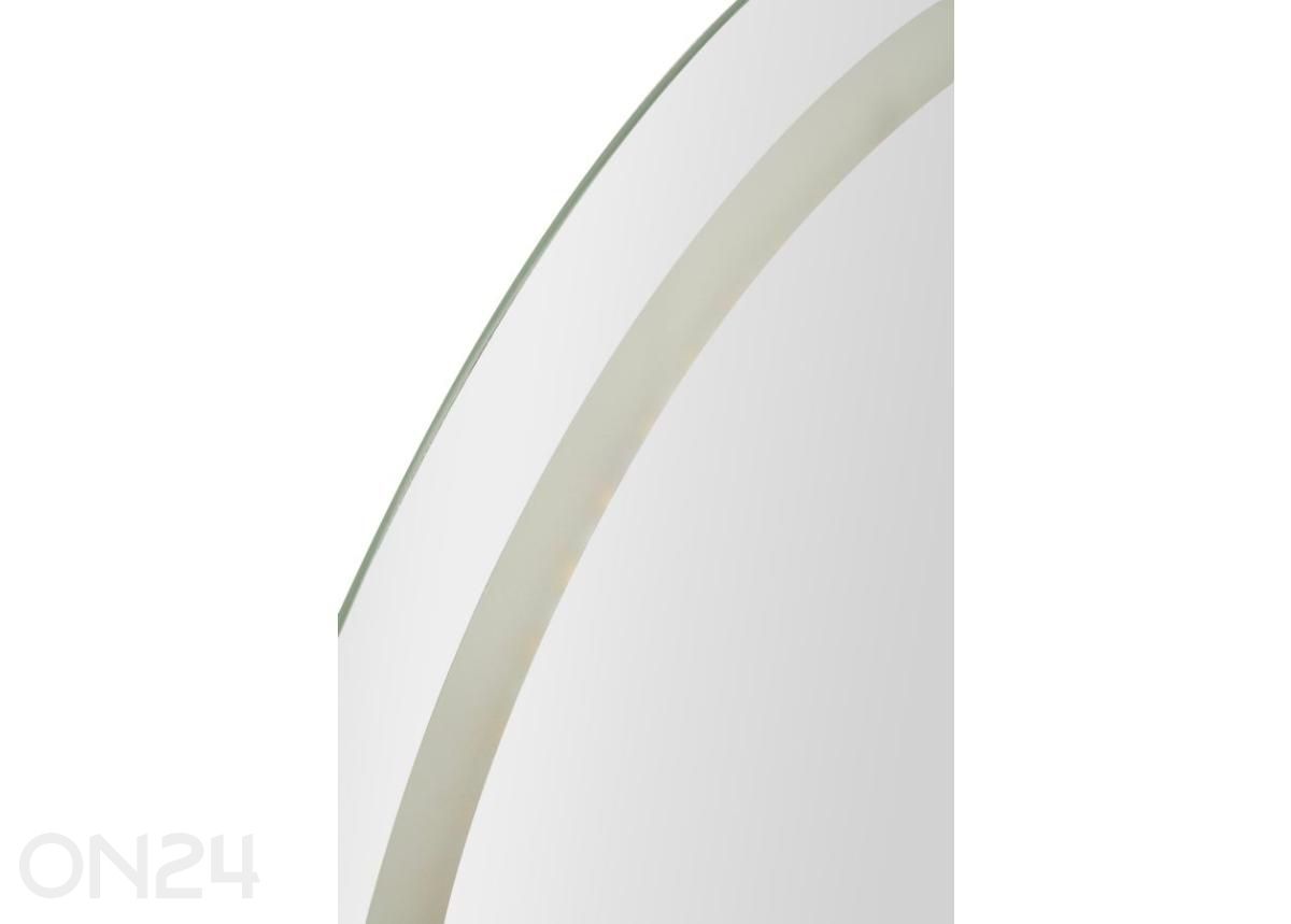 Seinäpeili LED 60x80 cm, hopea kuvasuurennos