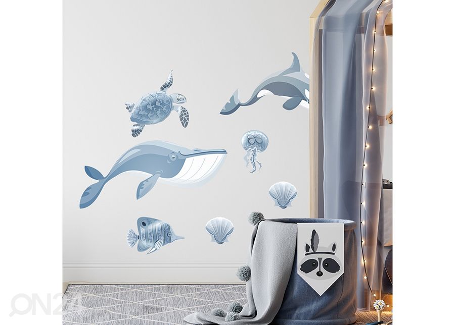 Seinätarrat Ocean kuvasuurennos