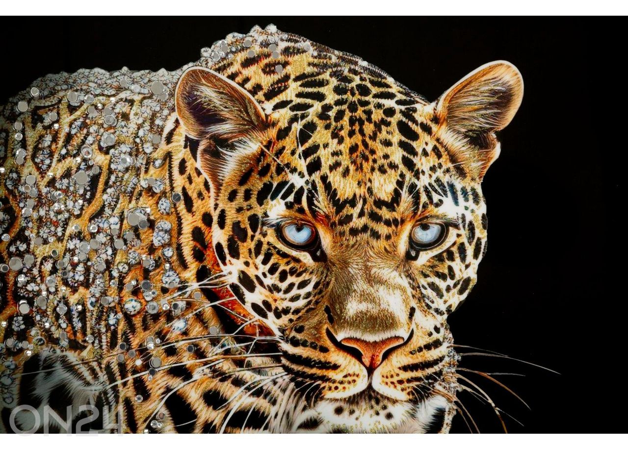 Seinätaulu Jaguar 82x82 cm kuvasuurennos