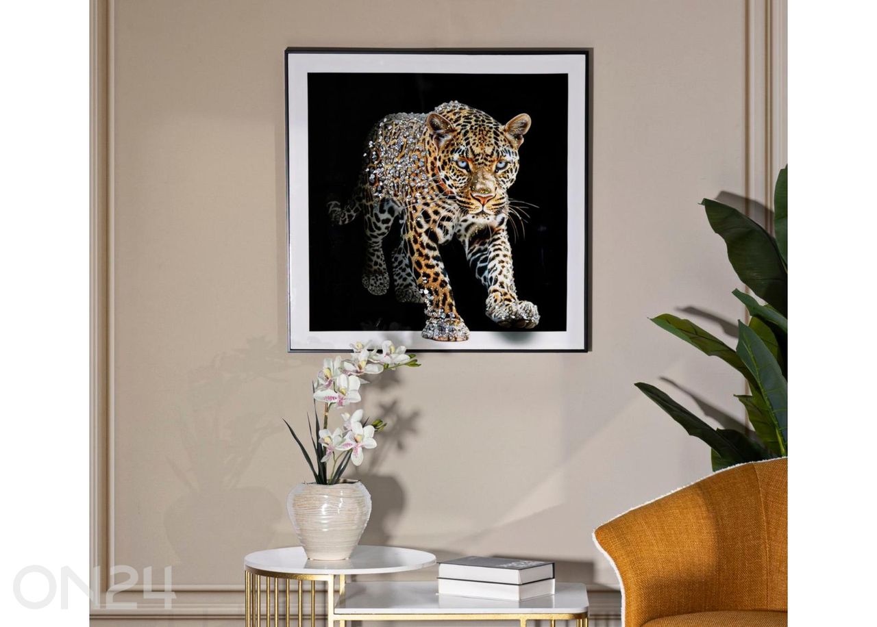Seinätaulu Jaguar 82x82 cm kuvasuurennos