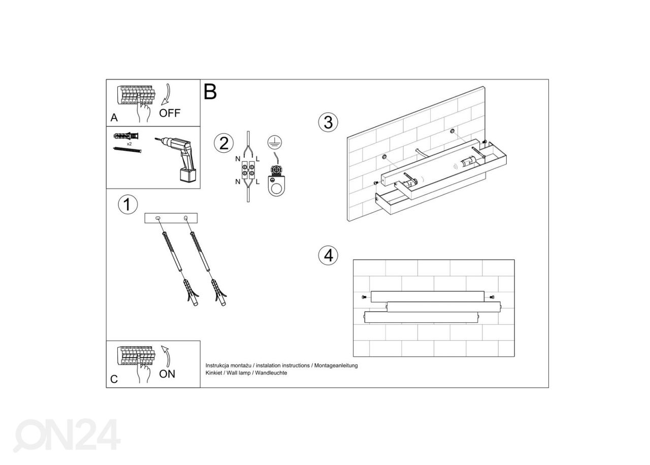 Seinävalaisin Frost kuvasuurennos