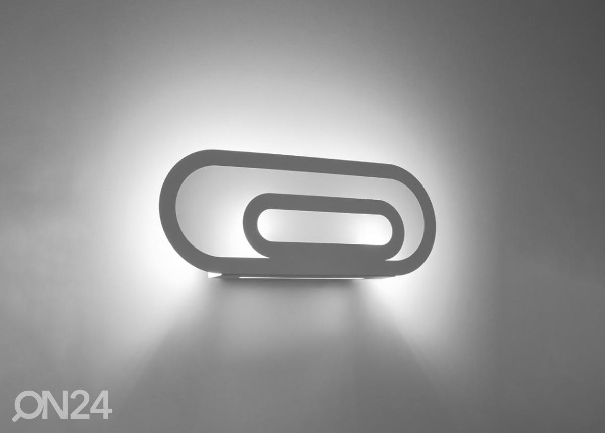 Seinävalaisin Saccon, valkoinen kuvasuurennos