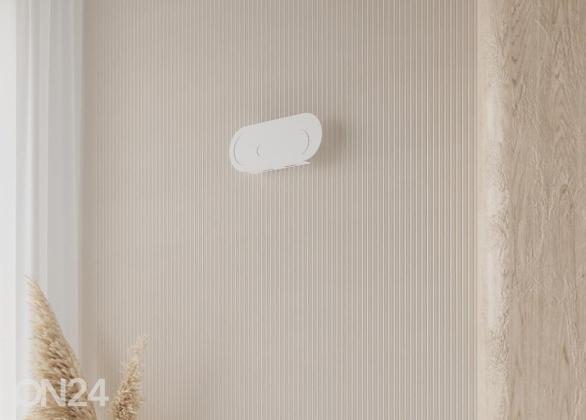 Seinävalaisin Saccon, valkoinen kuvasuurennos