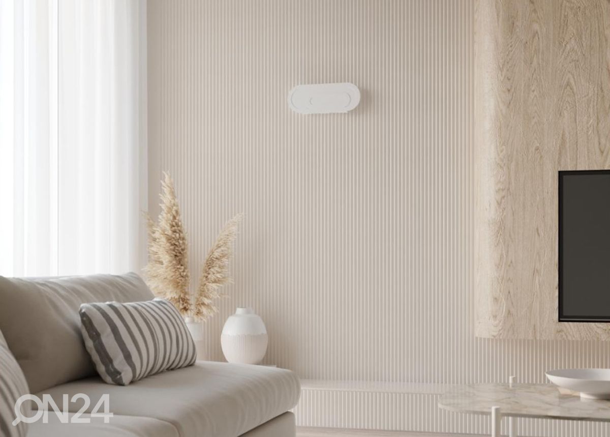 Seinävalaisin Saccon, valkoinen kuvasuurennos