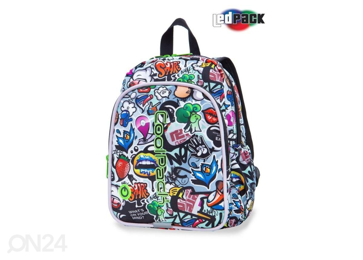 Selkäreppu CoolPack Bobby Lastele LED Graffiti 8L kuvasuurennos