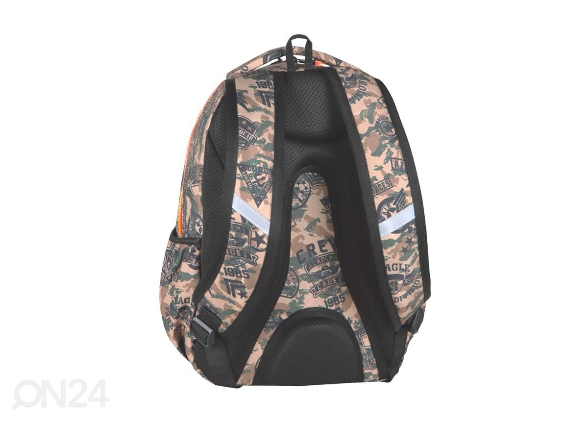 Selkäreppu CoolPack Spiner Termic Badges ruskea 27 L kuvasuurennos