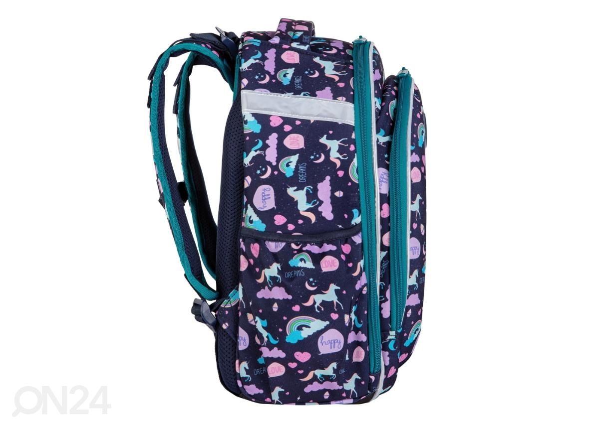 Selkäreppu CoolPack Turtle Happy Unicorn 25 L kuvasuurennos