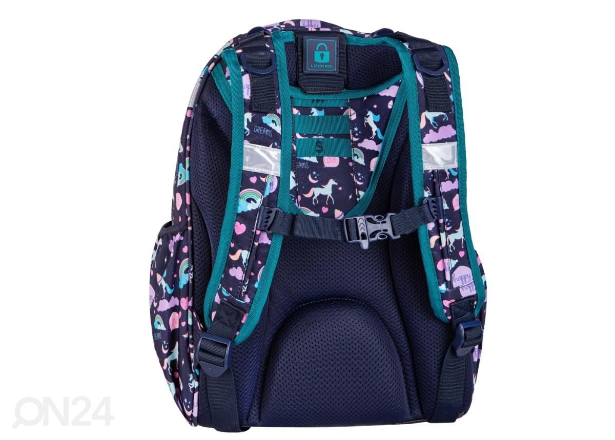 Selkäreppu CoolPack Turtle Happy Unicorn 25 L kuvasuurennos