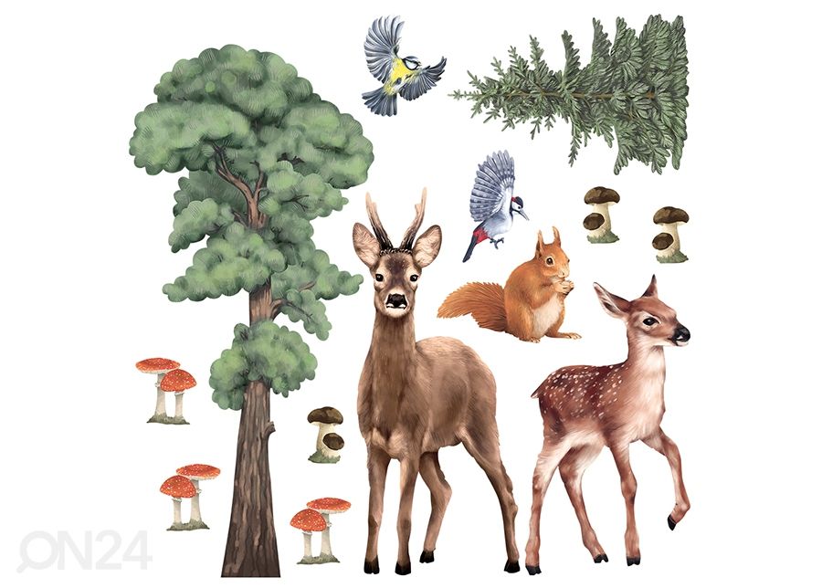 Senätarra Forest animals 2 kuvasuurennos