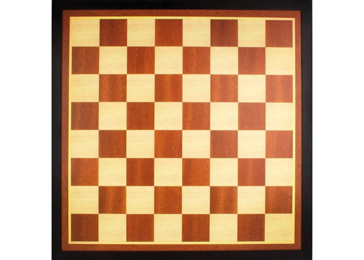 Shakki/tammi pelilauta 54,5x54,5 cm Abbey kuvasuurennos