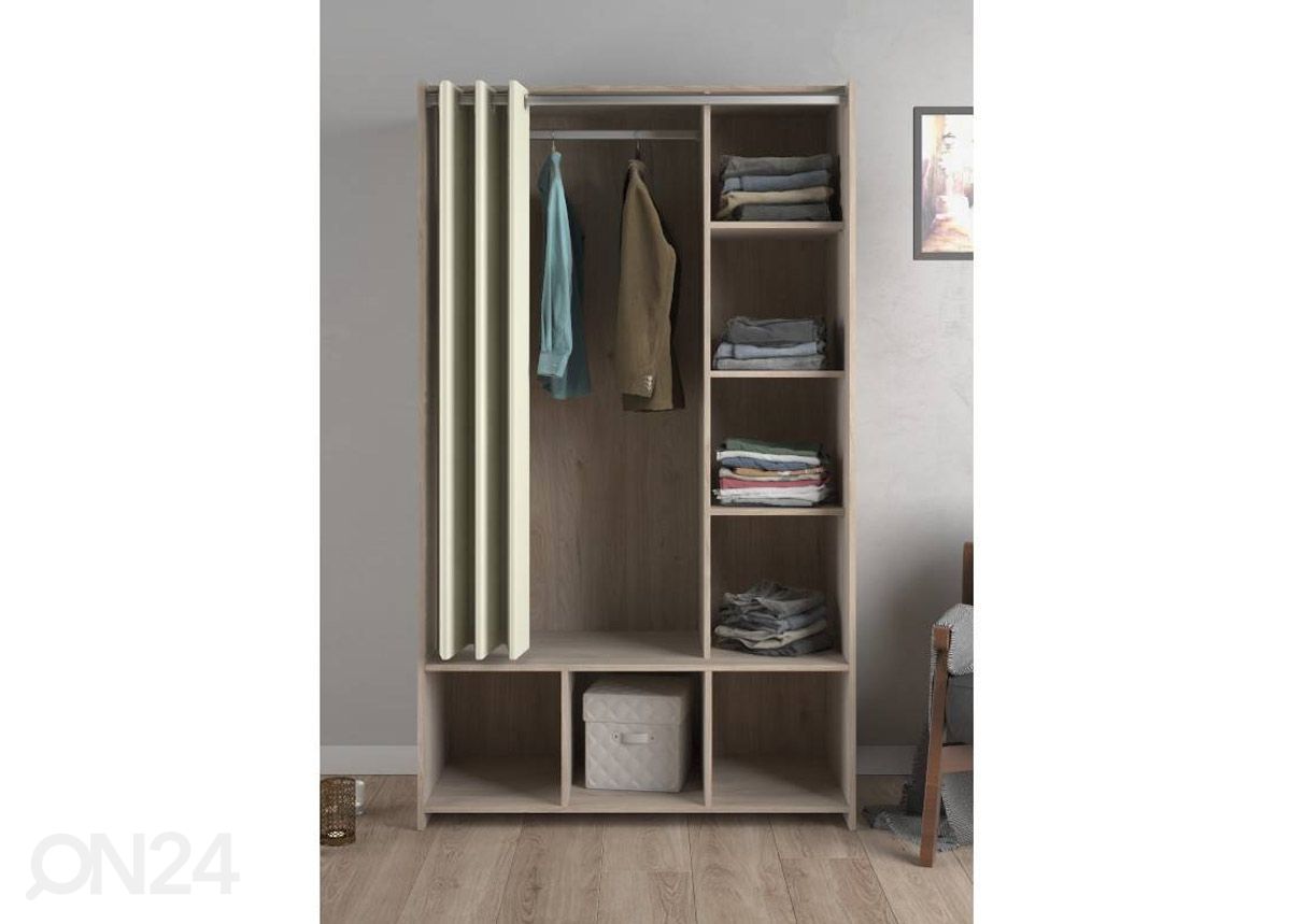 Siirrettävä vaatekaappi Kit 105 cm kuvasuurennos