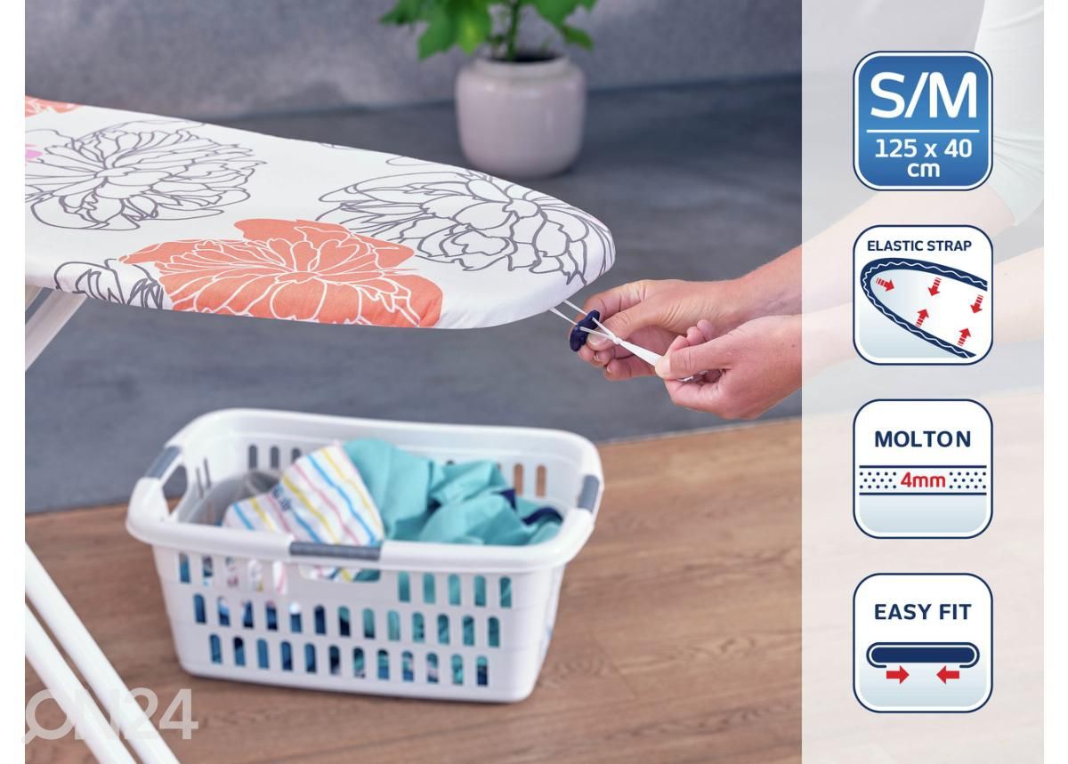 Silityslaudan päällinen Cotton Comfort S/M Leifheit kuvasuurennos