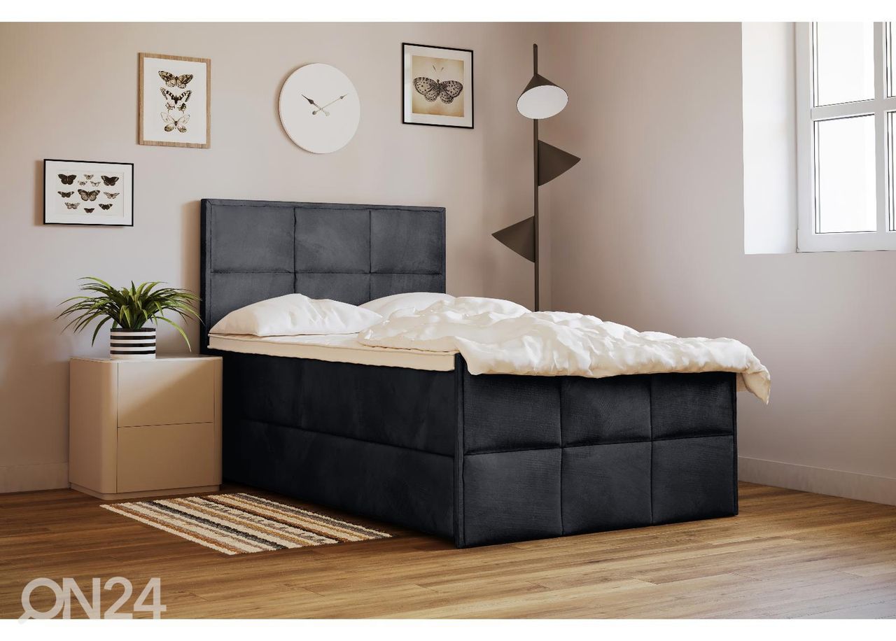 Sime Beds jenkkisänky vuodevaatelaatikolla Helena 120x200cm kuvasuurennos