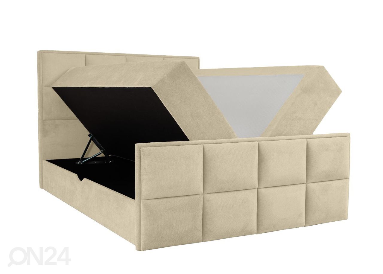 Sime Beds jenkkisänky vuodevaatelaatikolla Helena 140x210cm kuvasuurennos