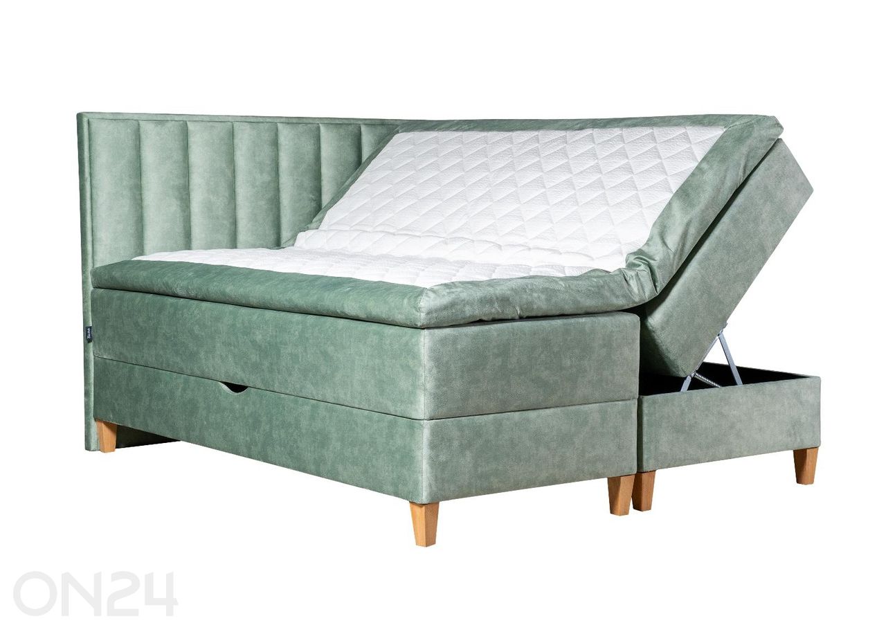 Sime Beds jenkkisänky vuodevaatelaatikolla Mileen 160x210 cm kuvasuurennos