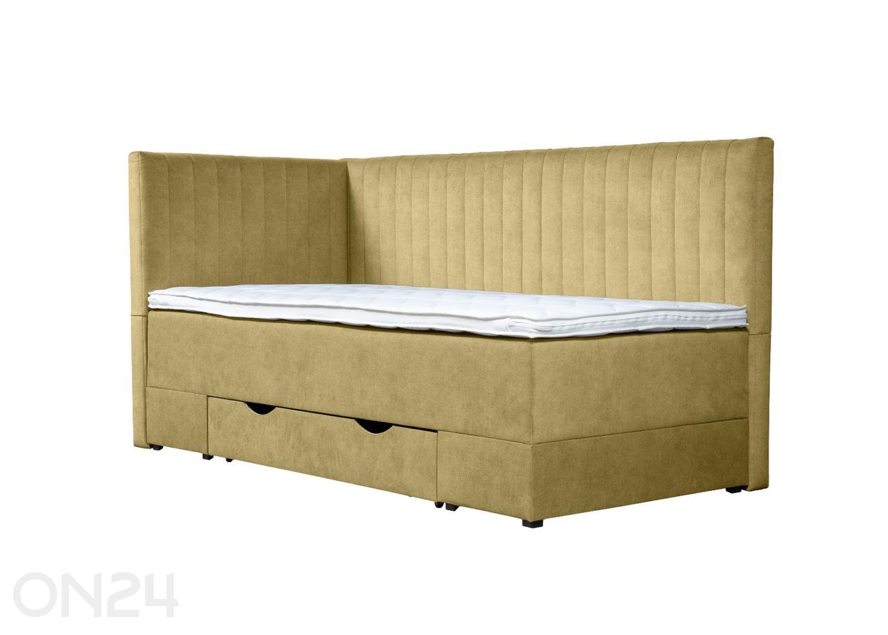 Sime Beds jenkkisänky vuodevaatelaatikolla Nora 80x190 cm kuvasuurennos