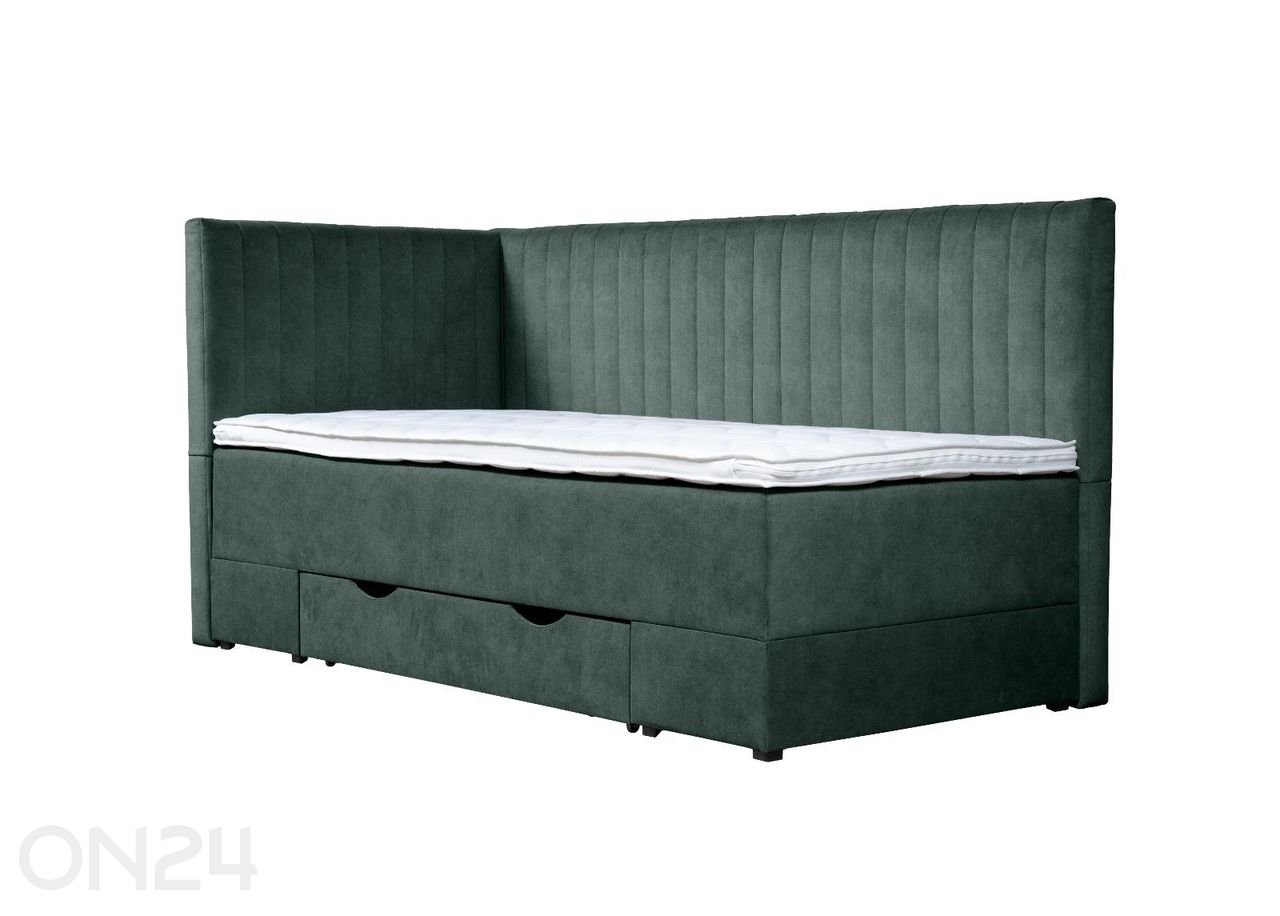 Sime Beds jenkkisänky vuodevaatelaatikolla Nora 80x190 cm kuvasuurennos