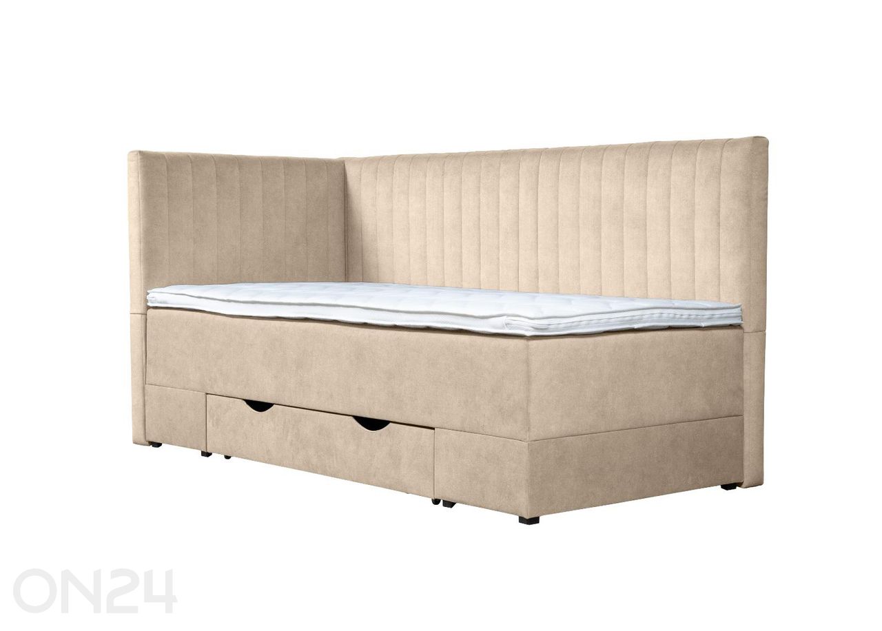 Sime Beds jenkkisänky vuodevaatelaatikolla Nora 80x190 cm kuvasuurennos
