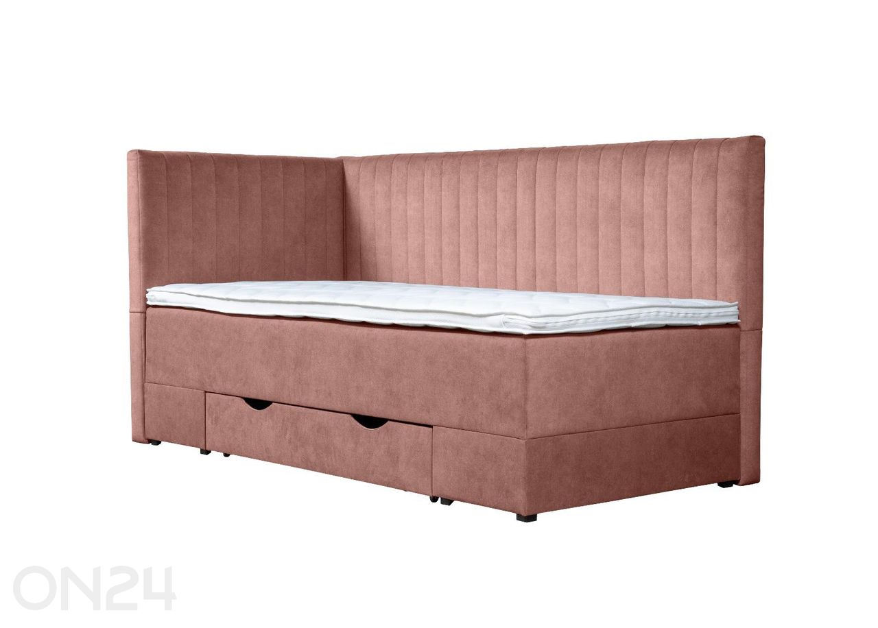 Sime Beds jenkkisänky vuodevaatelaatikolla Nora 80x190 cm kuvasuurennos