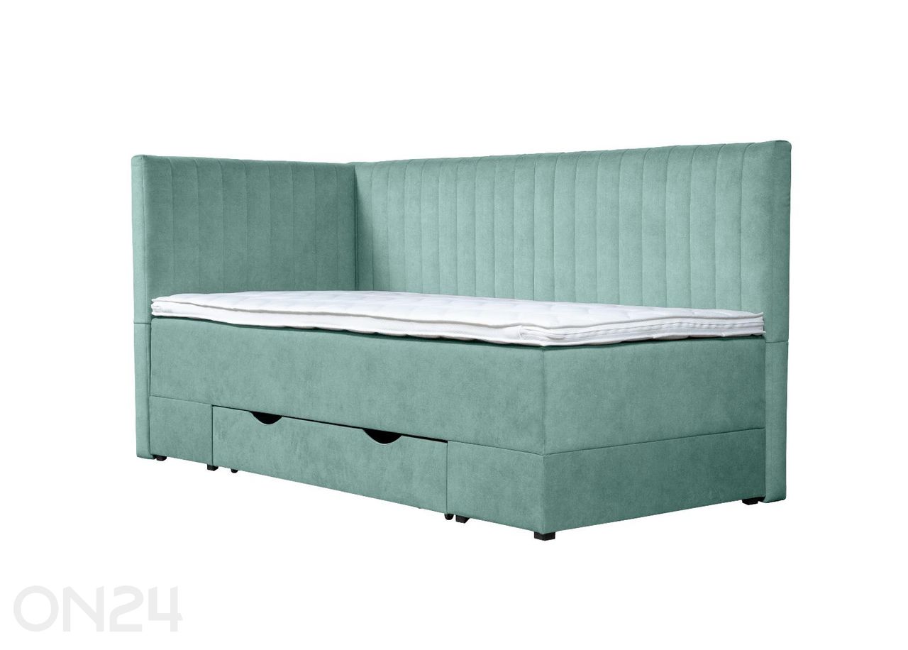Sime Beds jenkkisänky vuodevaatelaatikolla Nora 80x190 cm kuvasuurennos