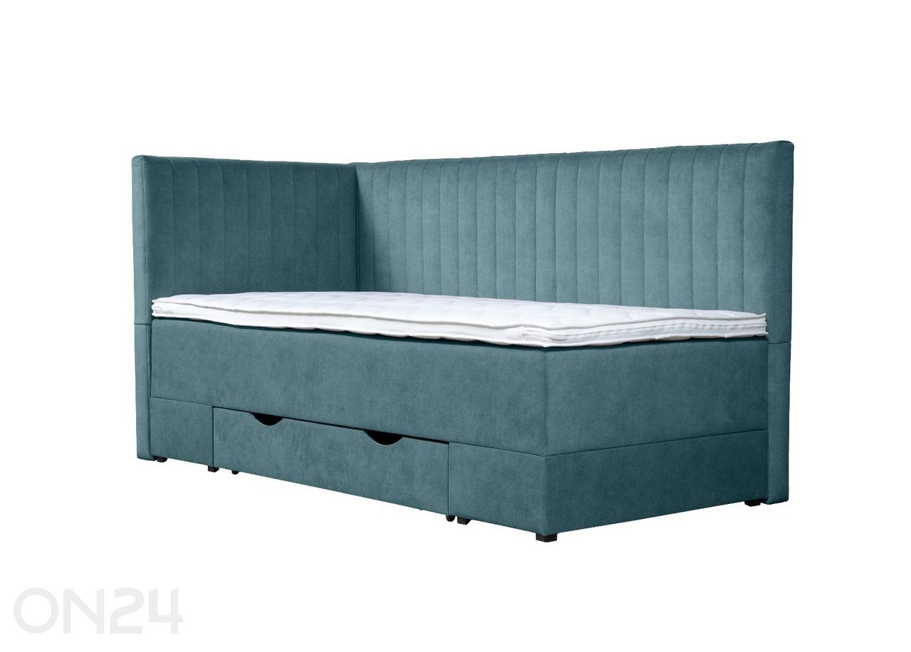 Sime Beds jenkkisänky vuodevaatelaatikolla Nora 80x190 cm kuvasuurennos