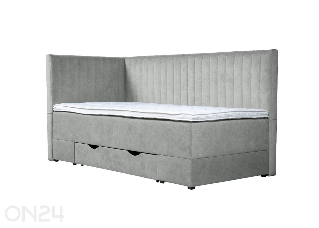 Sime Beds jenkkisänky vuodevaatelaatikolla Nora 80x190 cm kuvasuurennos