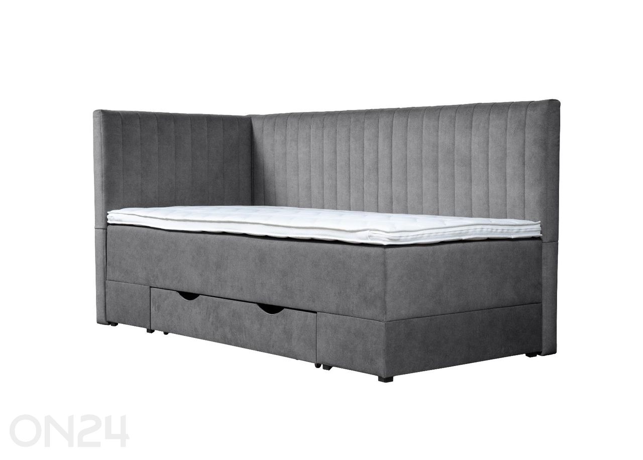 Sime Beds jenkkisänky vuodevaatelaatikolla Nora 80x190 cm kuvasuurennos