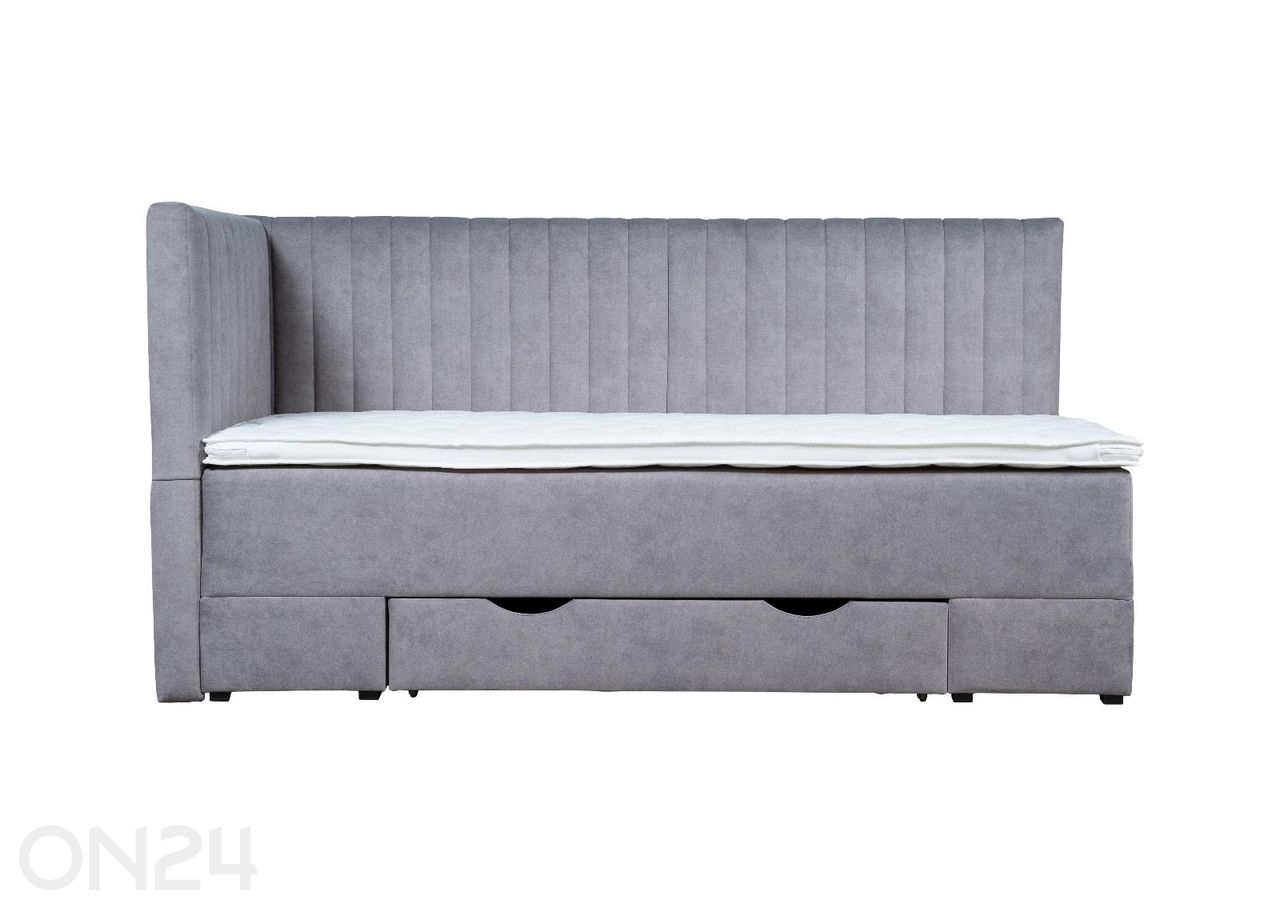 Sime Beds jenkkisänky vuodevaatelaatikolla Nora 80x190 cm kuvasuurennos