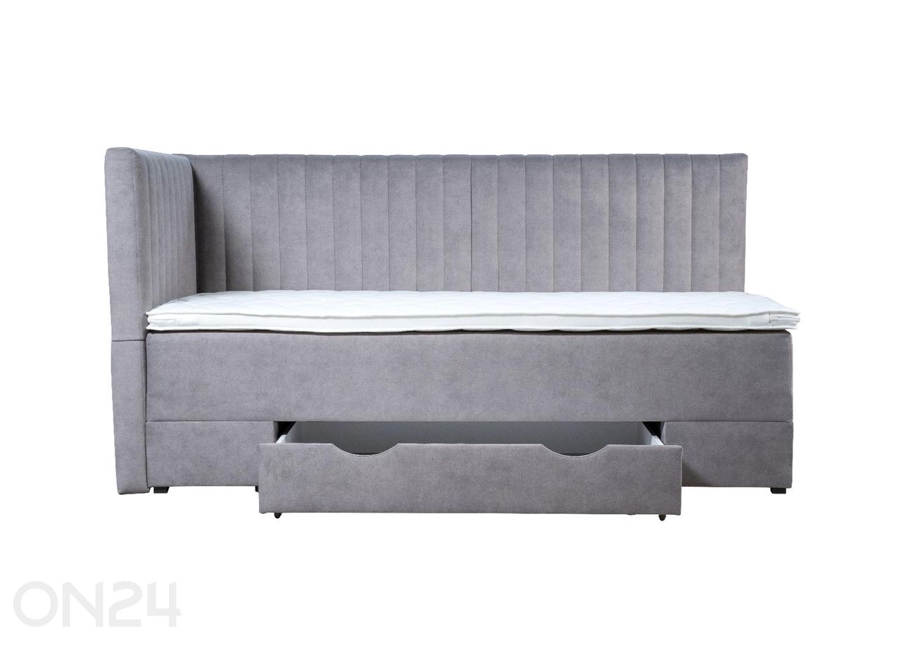 Sime Beds jenkkisänky vuodevaatelaatikolla Nora 80x190 cm kuvasuurennos