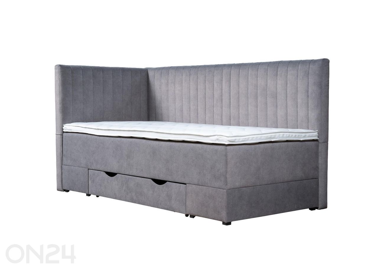 Sime Beds jenkkisänky vuodevaatelaatikolla Nora 80x190 cm kuvasuurennos