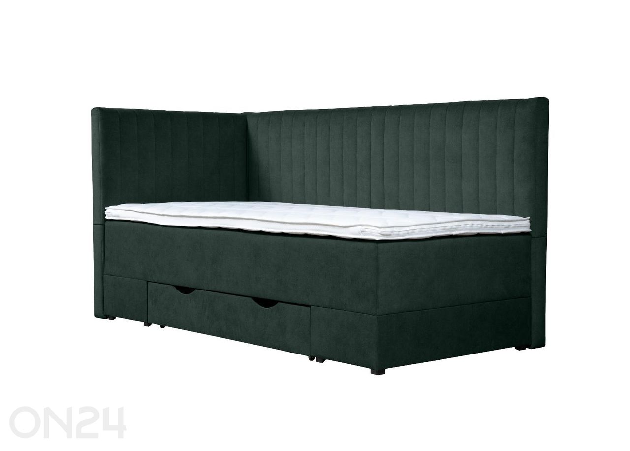 Sime Beds jenkkisänky vuodevaatelaatikolla Nora 80x200 cm kuvasuurennos