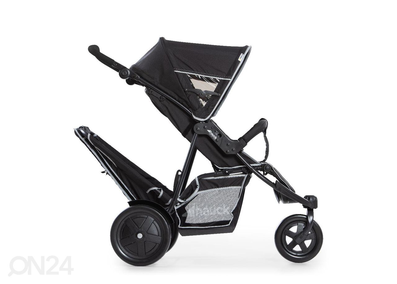 Sisarusrattaat Hauck Essential Freerider SH12 musta kuvasuurennos